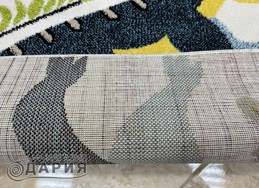 Тъкан килим MAGNOLIA 453 cream/blue